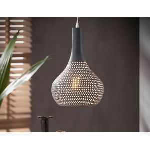 Hanglamp 1x industry concrete kegel/Grijs