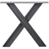 Tablo Industrial X-poot Metaal 1 Stuks