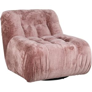 Draaifauteuil Rosy rose chenille (Bergen 705 rose chenille)