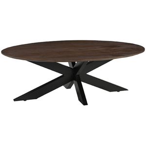 Salontafel James - Espresso - Mangohout - 130 cm