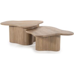 Salontafel set Fall - natural