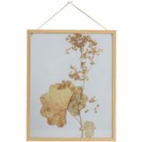 Potpourri Fotolijst Bloemen Met Houten Rand 50x40