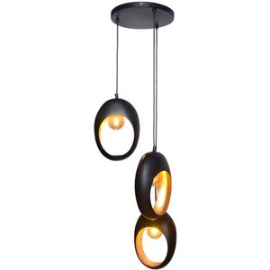 Hanglamp Golden Egg Zwart / Goud