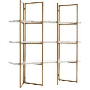 Wandkast Lagrand gold met 3 planken (Gold)