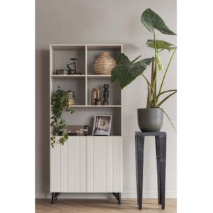 Showroommodel: zelf afhalen!  Miller 2-deurs Opbergkast Grenen Dust [fsc]