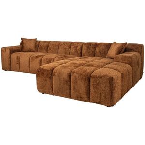 Sofa Cube 3-zits + lounge rechts (Be Lovely 603 Cinnamon)