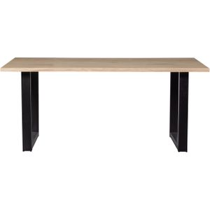 Combi-tablo: Boomstam Eiken 180x90 & U-poot [fsc]