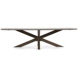 Eettafel Nikki 280x100 - bruin