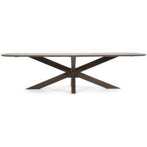 Eettafel Nikki 280x100 - bruin