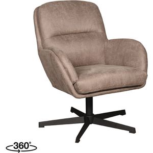 Fauteuil Moss - Taupe - Micro Suede