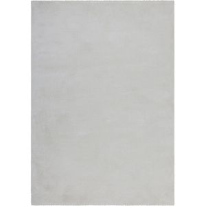 Lalee Softtouch- Vloerkleed- Effen- hoogpolig- uni- shaggy- velvet 160x230 cm ivoor gebroken wit
