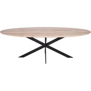 Eiken eettafel Ferris | Ovaal 240 cm | Naturel