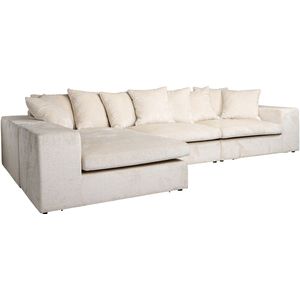 Richmond Interiors Alcazar 3-Zits + Lounge - Wit Chenille