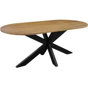 Eettafel Capsule ovaal Kruispoot 260cm