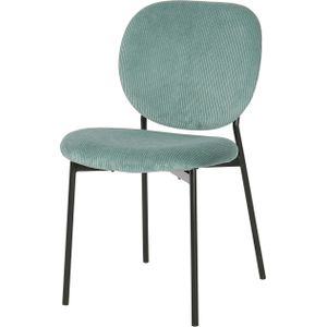 Showroommodel, zelf afhalen! Eetkamerstoel Astor Rib Blauw