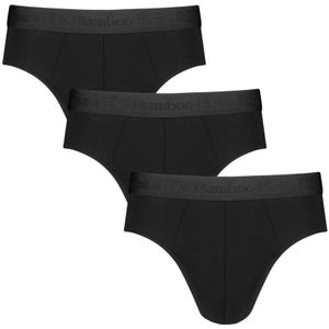 Bamboo Basics boxershorts - 3-pack herenslips james zwart - Heren