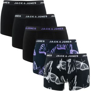 Jack & Jones - 5-pack boxershorts butterfly zwart - Heren