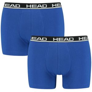 HEAD - 2-pack boxershorts basic II blauw III - Heren