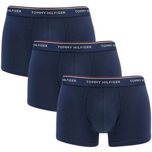 Tommy Hilfiger - 3-pack boxershort trunks blauw - Heren