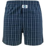 DEAL - Wijde boxershort check blauw 192257 - Heren