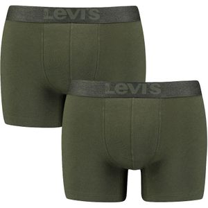 Levi&#039;s - 2-pack boxershorts melange wb groen - Heren