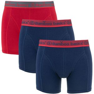 Bamboo Basics boxershorts - Rico 3-pack blauw & rood - Heren
