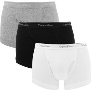 Calvin Klein boxershorts - Classic 3-pack cotton trunks with fly multi - Heren