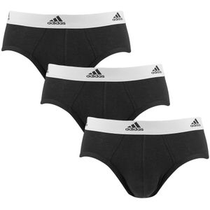 Adidas boxershorts - 3-pack herenslips active flex combi zwart - Heren