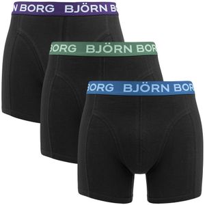 Björn Borg - Cotton stretch 3-pack boxershorts combi zwart III - Heren