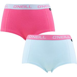 O&#039;Neill - 2-pack mini boxershorts basic blauw & roze - Dames