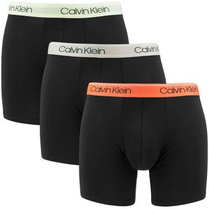 Calvin Klein - 3-pack microfiber boxershorts combi zwart - Heren