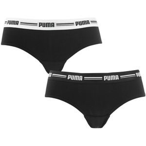 PUMA boxershorts - Everyday 2-pack cotton modal brazilians zwart - Dames