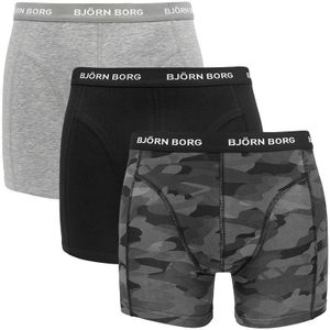 Bj�örn Borg - Cotton stretch 3-pack boxershorts shadeline sammy II - Heren