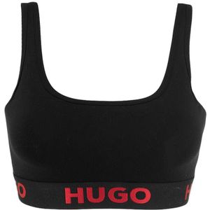 Hugo Boss - HUGO sporty logo bralette zwart - Dames
