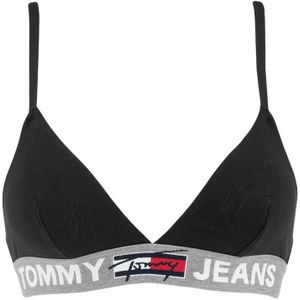 Tommy Hilfiger - Tommy jeans triangle bralette zwart - Dames