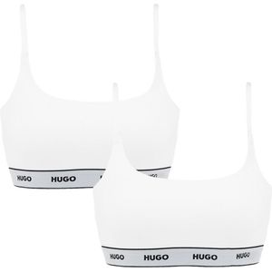 Hugo Boss - 2-pack HUGO bralettes wit - Dames