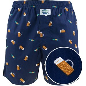 DEAL - Wijde boxershort beer blauw 192262 - Heren