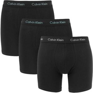 Calvin Klein - 3-pack long boxershorts zwart Q5F - Heren