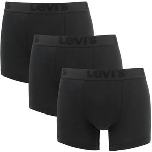 Levi&#039;s - Premium 3-pack boxershorts zwart - Heren