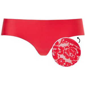 Ten Cate boxershort - Secrets microfiber brazilian kant rood - Dames