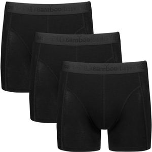 Bamboo Basics - 3-pack boxershorts rico zwart II - Heren