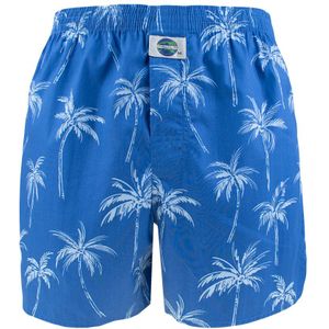 DEAL - Wijde boxershort palmtrees blauw 192249 - Heren