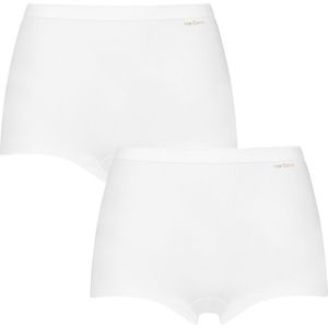 Ten Cate boxershorts - Basics 2-pack shorts wit - Dames S wit