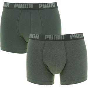 PUMA - 2-pack boxershorts basic groen II - Heren