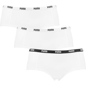 PUMA - 3-pack mini boxershorts basic wit - Dames