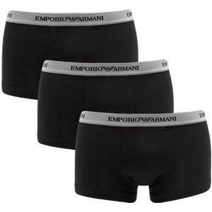 Emporio Armani - 3-pack boxershorts stretch zwart - Heren