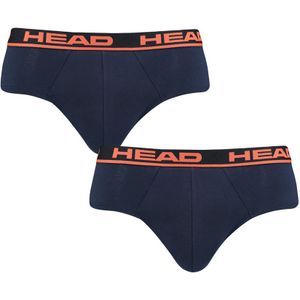 HEAD boxershorts - 2-pack herenslips basic blauw - Heren