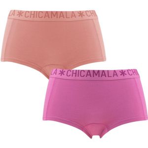 Chicamala - 2-pack mini boxershorts basic roze & oranje - Heren