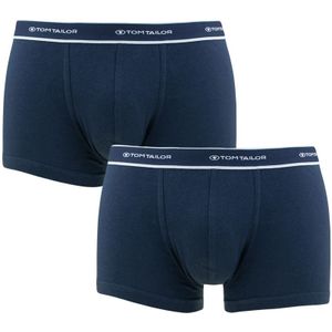 TOM TAILOR - 2-pack boxershorts basic blauw - Heren