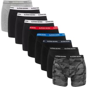 Björn Borg - Cotton stretch 9-pack boxershorts multi - Heren